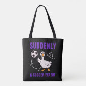Plotseling een voetbalexpert draagtas (Achterkant)