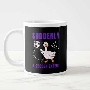 Plotseling een voetbalexpert extra grote beker