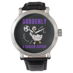 Plotseling een voetbalexpert horloge