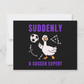 Plotseling een voetbalexpert kaart (Achterkant)