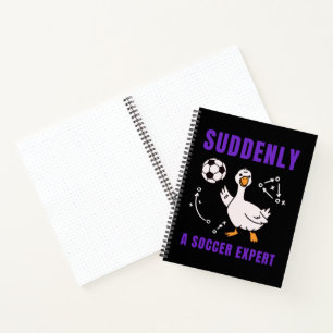 Plotseling een voetbalexpert notitieboek