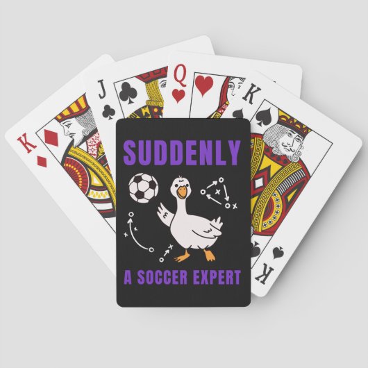 Plotseling een voetbalexpert pokerkaarten (Achterkant)