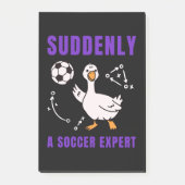 Plotseling een voetbalexpert post-it® notes (Voorkant)