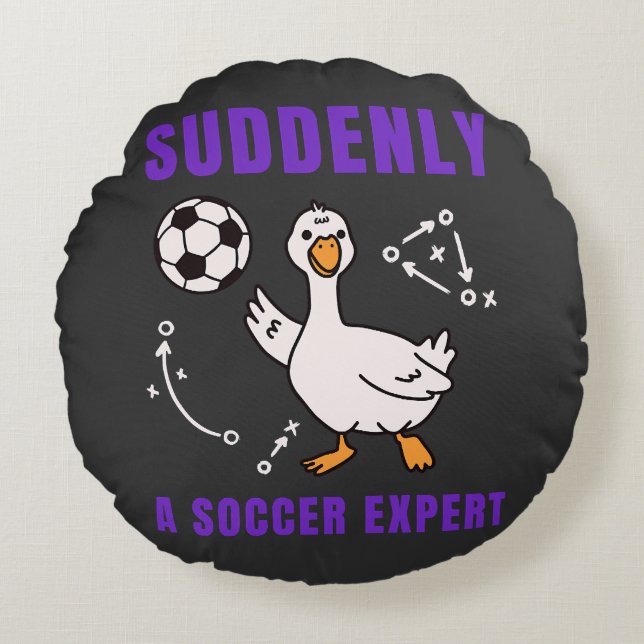 Plotseling een voetbalexpert rond kussen (Voorkant)