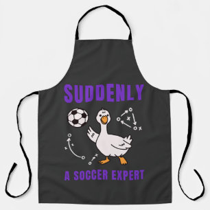 Plotseling een voetbalexpert schort