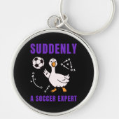 Plotseling een voetbalexpert sleutelhanger (Voorkant)