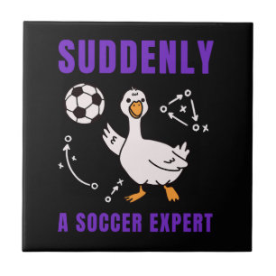 Plotseling een voetbalexpert tegeltje
