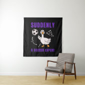 Plotseling een voetbalexpert wandkleed (In situ)