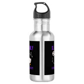 Plotseling een voetbalexpert waterfles  (Achterkant)