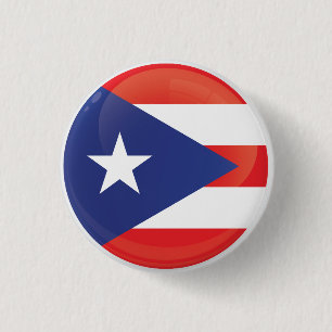 Plotseling Puerto Rico Rico Ronde Button 3,2 Cm