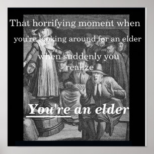 Plotseling realiseer je je dat je ouder bent poster