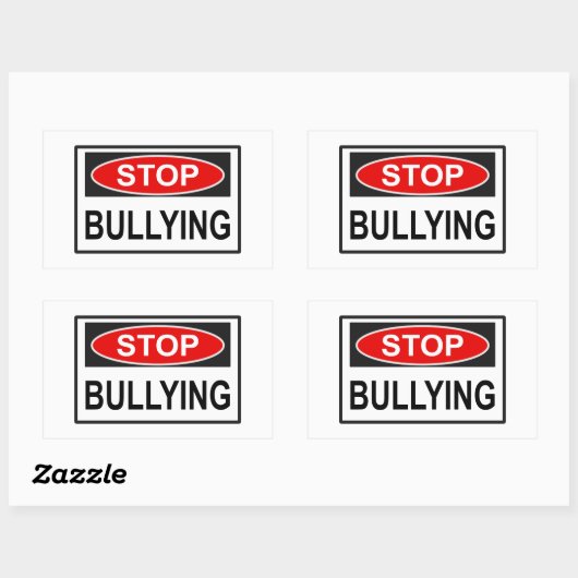 Plotseling stoppen rood rechthoekige sticker (Vel)