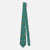Plotseling Stropdas pinguïns (Turquoise) (Voorkant)