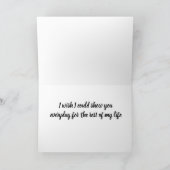 "PLOTSELING WAS JE MIJN ALLES" KAART (Binnen)