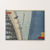 Plotselinge douche over de Shin-Ō hashi-brug en A Legpuzzel (Horizontaal)