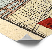 Plotselinge douche over de Shin-Ō hashi-brug en A Poster (Hoek)