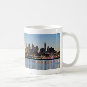 Plotselinge zonsondergang koffiemok