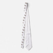 Plott Geometric Pattern Silhouette Pset Stropdas (Achterkant)