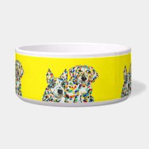 Plott Hound & Australian Shepherd Dog Bowl Voerbakje