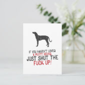 Plott Hound Briefkaart (Staand voorkant)