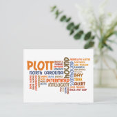 Plott Hound Briefkaart (Staand voorkant)