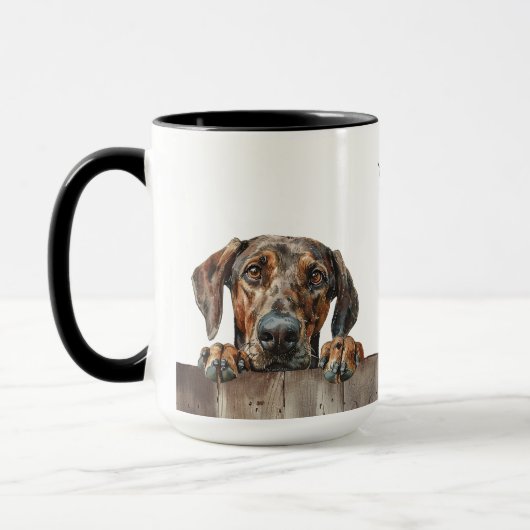 Plott Hound Chien Mug (Gauche)