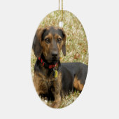 Plott Hound Keramisch Ornament (Rechts)