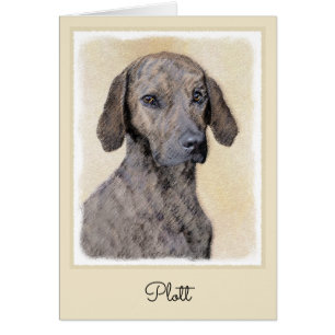 Plott Painting - Cute Original Dog Art