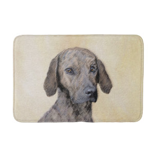 Plott Painting - Cute Original Dog Art Badmat
