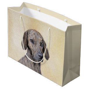 Plott Painting - Cute Original Dog Art Groot Cadeauzakje