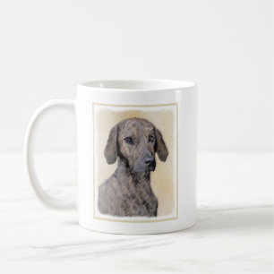 Plott Painting - Cute Original Dog Art Koffiemok
