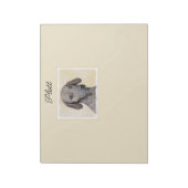 Plott Painting - Cute Original Dog Art-laptop Notitieblok (Gedraaid)