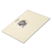 Plott Painting - Cute Original Dog Art-laptop Notitieblok (Schuin)