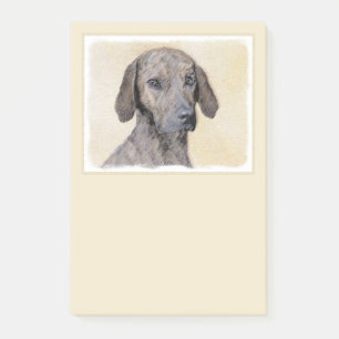 Plott Painting - Cute Original Dog Art Post-it® Notes