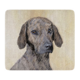 Plott Painting - Cute Original Dog Art Snijplank