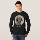 Plott Painting - Cute Original Dog Art T-shirt (Voorkant volledig)