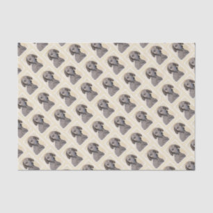 Plott Painting - Cute Original Dog Art Tissuepapier