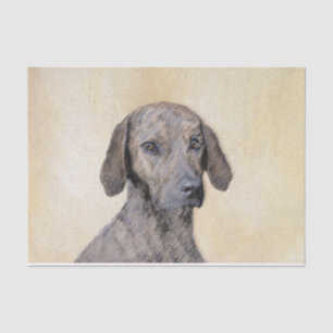 Plott Painting - Cute Original Dog Art Tissuepapier