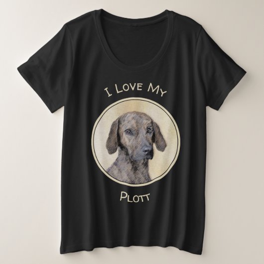 Plott Peinture - Cute Original Chien Art (Design devant)