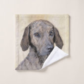 Plott Peinture - Cute Original Chien Art (Gant de toilette)