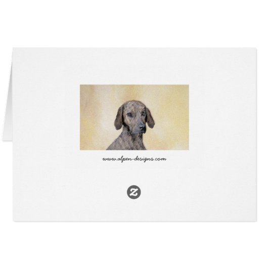 Plott Peinture - Cute Original Chien Art (Dos Horizontal)