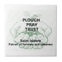 "Plough Pray Trust" Sint Isidorus Magnet