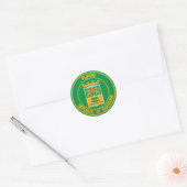 Plovdiv Round Emblem Ronde Sticker (Envelop)