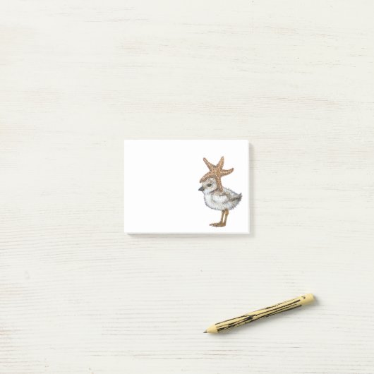 Plover chick Post-It Notes (Op bureau)