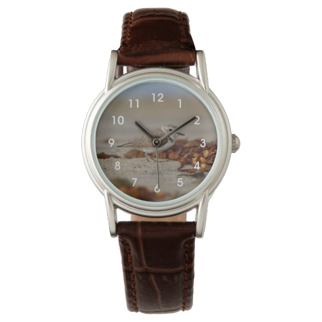 Plover en Seaweed Horloge (Voorkant)