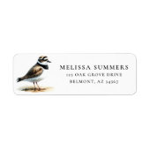 Plover Return Address Label (Voorkant)