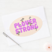 Plover Strong Ovale Sticker (Envelop)