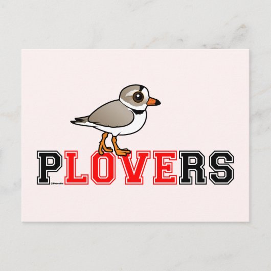 Plovers Love Briefkaart (Voorkant)