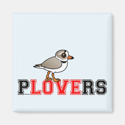 Plovers Love Magneet (Voorkant)