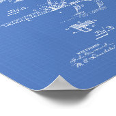 Plow 1893 Patent Art Blueprint Poster (Hoek)